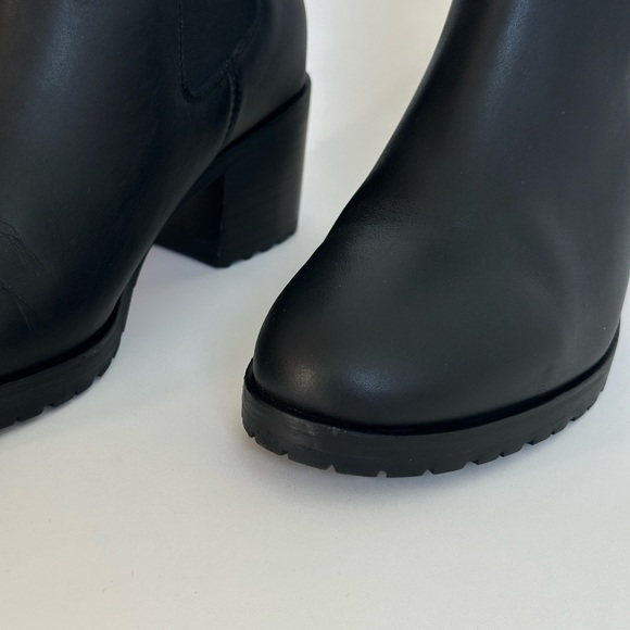 Nisolo | Ana Heeled Black Leather Chelsea Boots - Picture 9 of 10